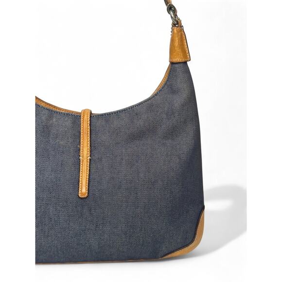 Coach Vintage Y2K Hampton Denim Hobo Bag - Picture 7 of 14